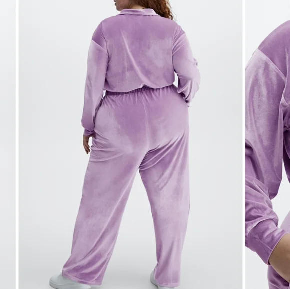 FABLETICS: NWT Velour Jumpsuit - Picture 2 of 6